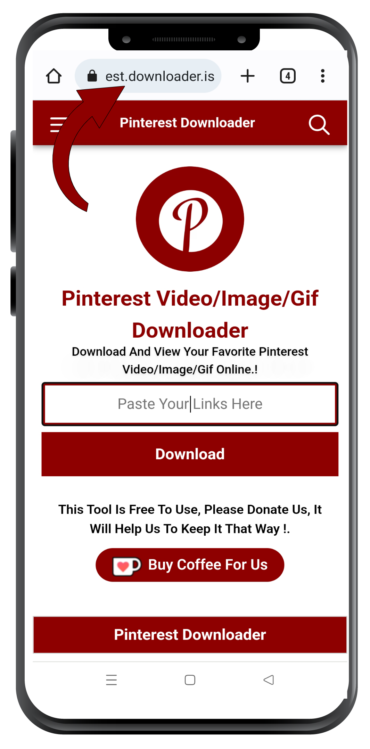 Pinterest video downloader screenshot e1700346912704
